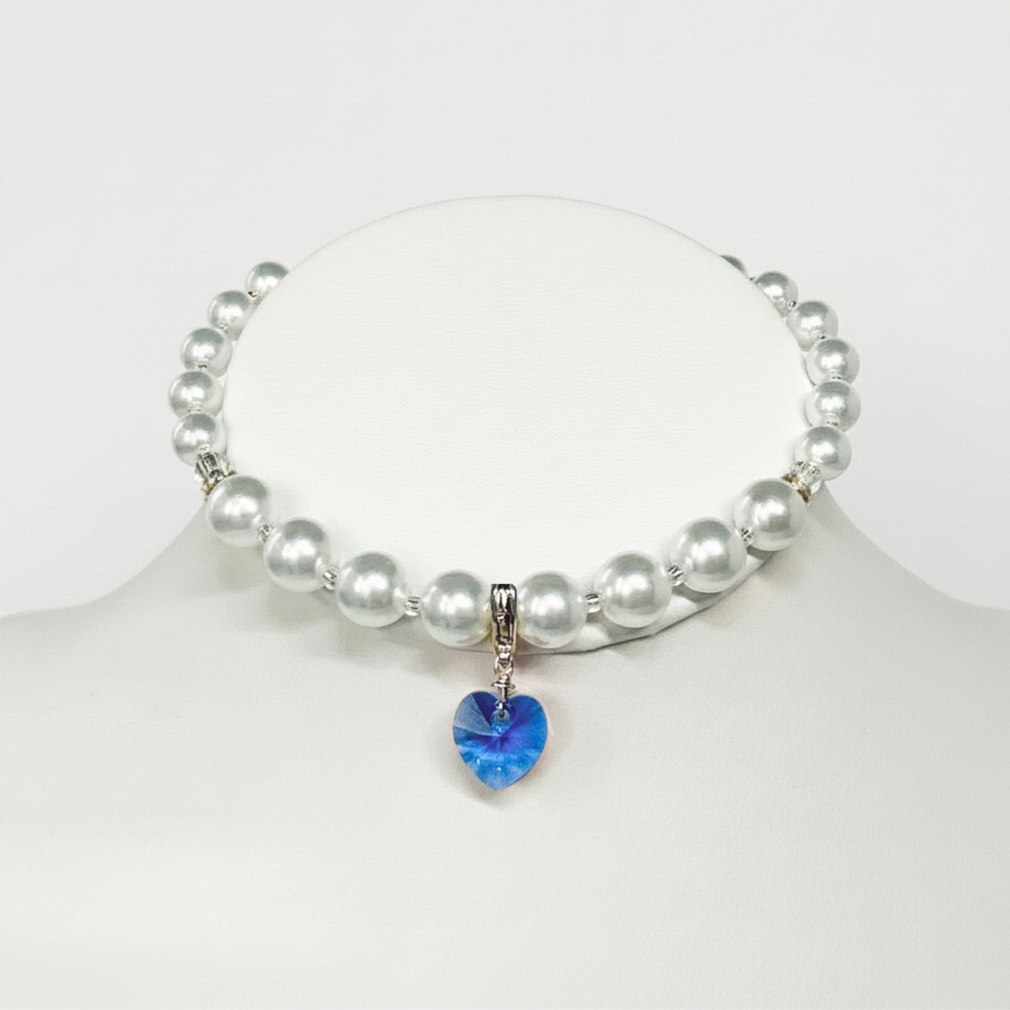 【リンクコーデ・ジュエリー Snowy Blue】 Lumière (ルミエール)— 絆を結ぶ ブルーパール