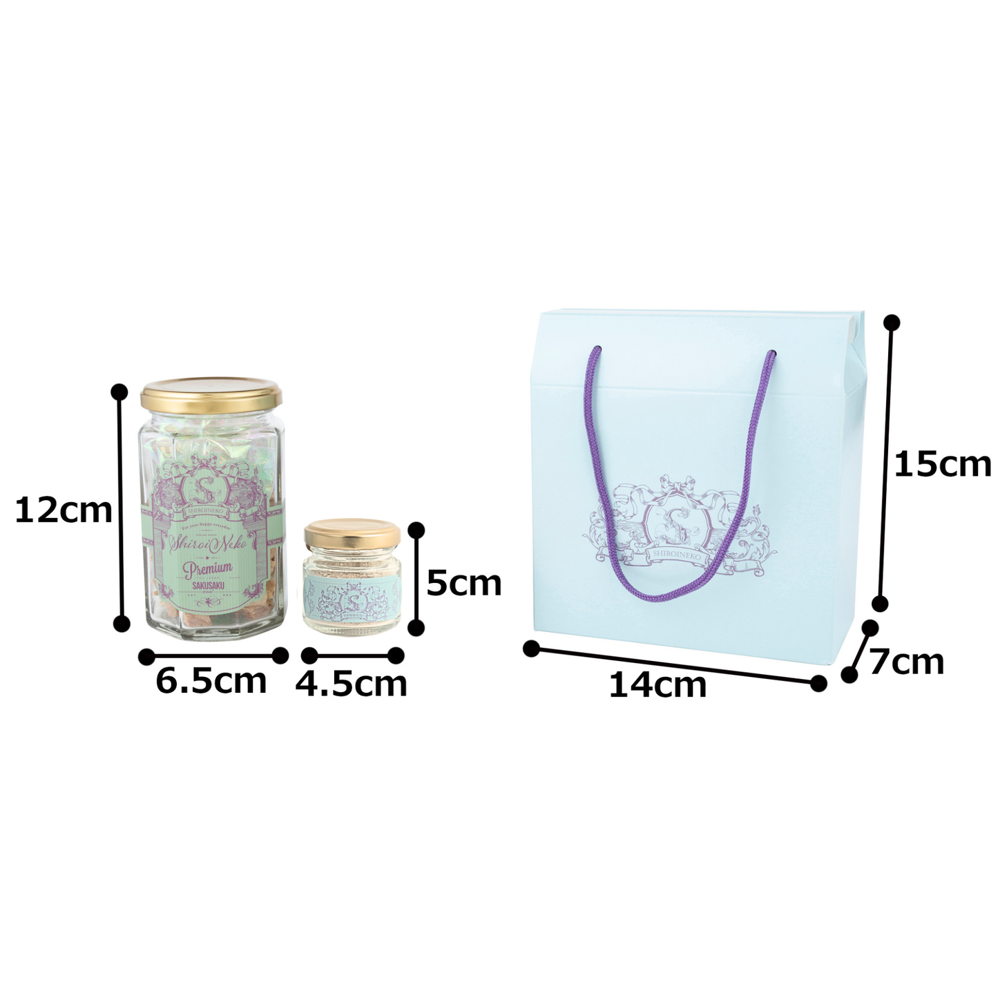 【新春福袋】愛猫を彩るウェアとご褒美おやつの特別セット(フローラルブルー)